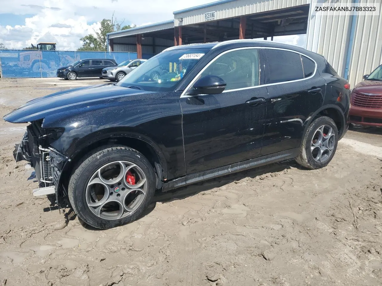 2018 Alfa Romeo Stelvio VIN: ZASFAKAN8J7B83323 Lot: 73683184