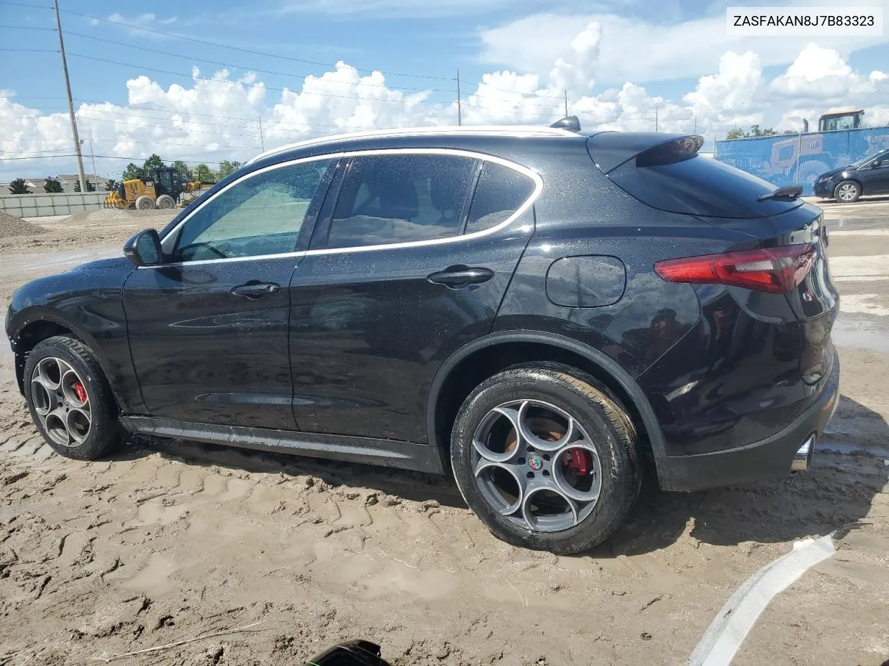 2018 Alfa Romeo Stelvio VIN: ZASFAKAN8J7B83323 Lot: 73683184