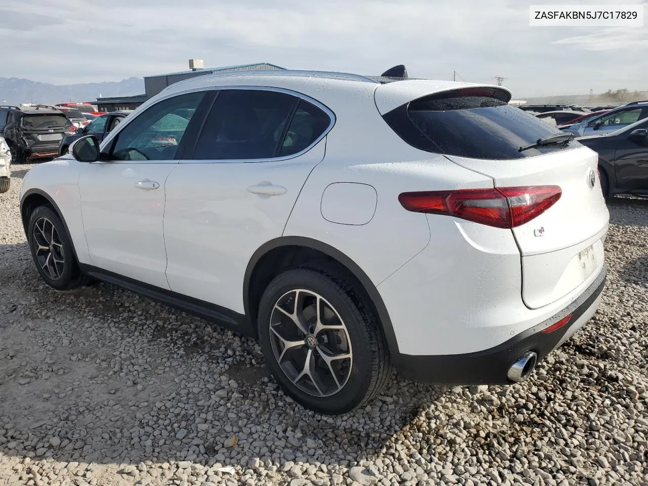 2018 Alfa Romeo Stelvio Ti VIN: ZASFAKBN5J7C17829 Lot: 75097464