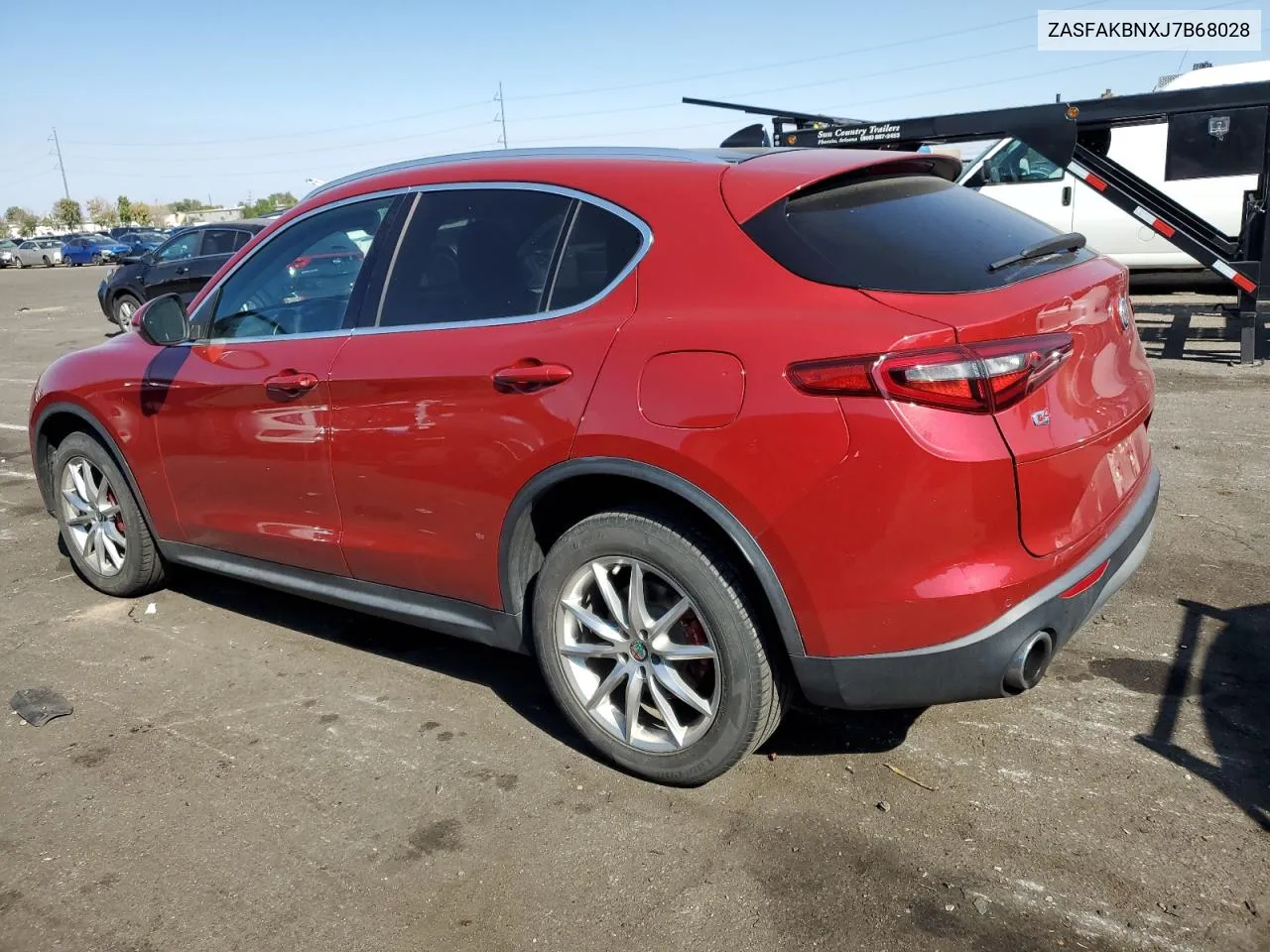 2018 Alfa Romeo Stelvio Ti VIN: ZASFAKBNXJ7B68028 Lot: 75230064