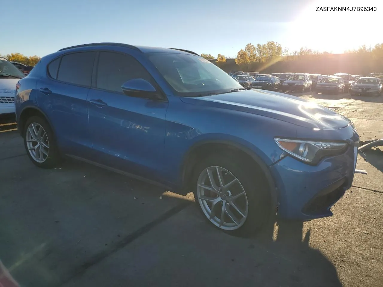 2018 Alfa Romeo Stelvio Ti Sport VIN: ZASFAKNN4J7B96340 Lot: 75710414