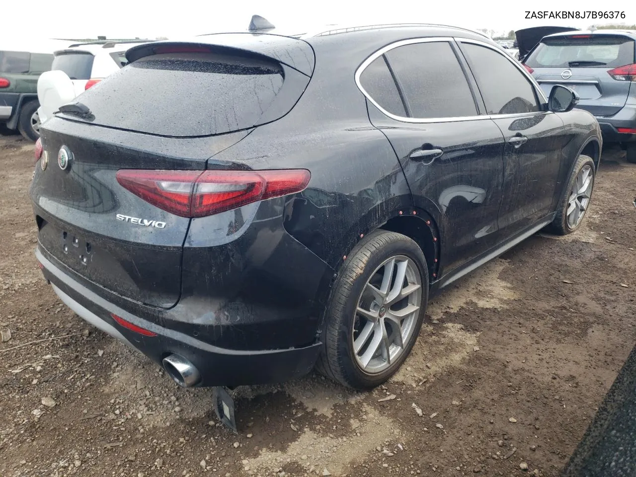 2018 Alfa Romeo Stelvio Ti VIN: ZASFAKBN8J7B96376 Lot: 75827804