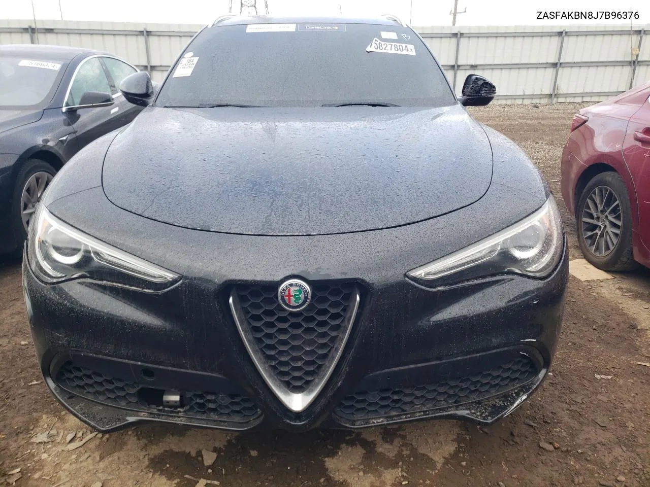 2018 Alfa Romeo Stelvio Ti VIN: ZASFAKBN8J7B96376 Lot: 75827804