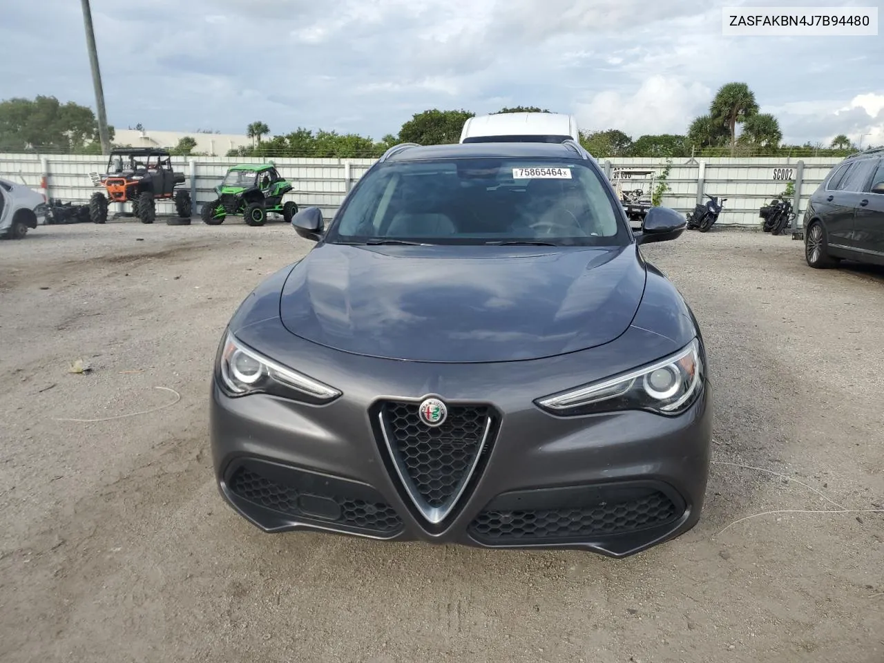 2018 Alfa Romeo Stelvio Ti VIN: ZASFAKBN4J7B94480 Lot: 75865464