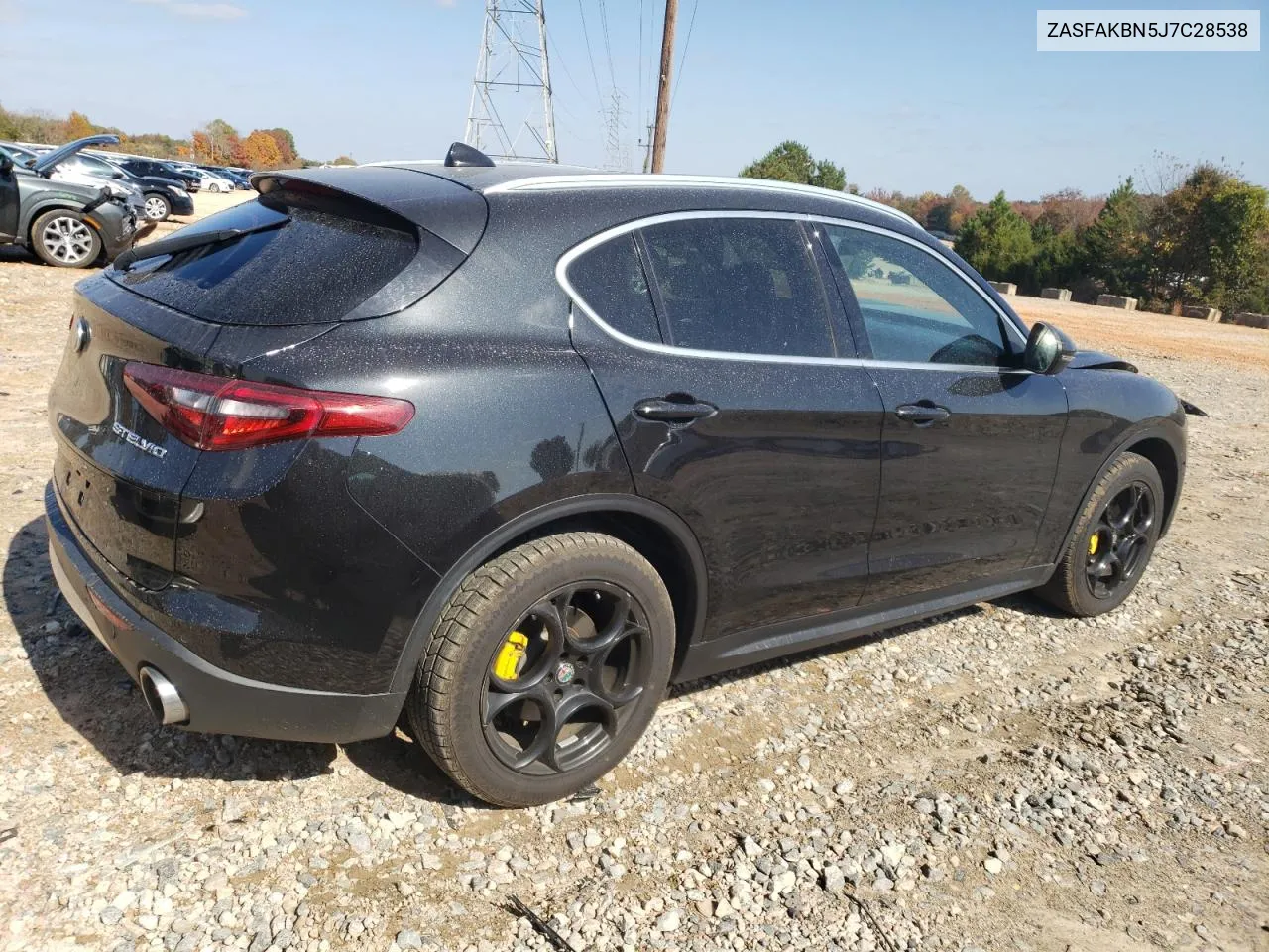 2018 Alfa Romeo Stelvio Ti VIN: ZASFAKBN5J7C28538 Lot: 77293724