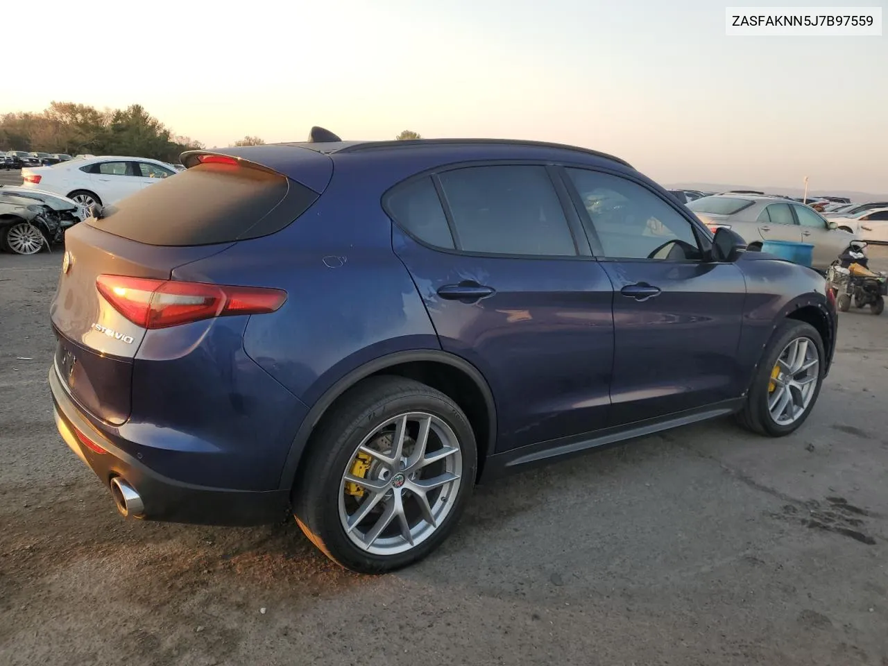 2018 Alfa Romeo Stelvio Ti Sport VIN: ZASFAKNN5J7B97559 Lot: 78252694