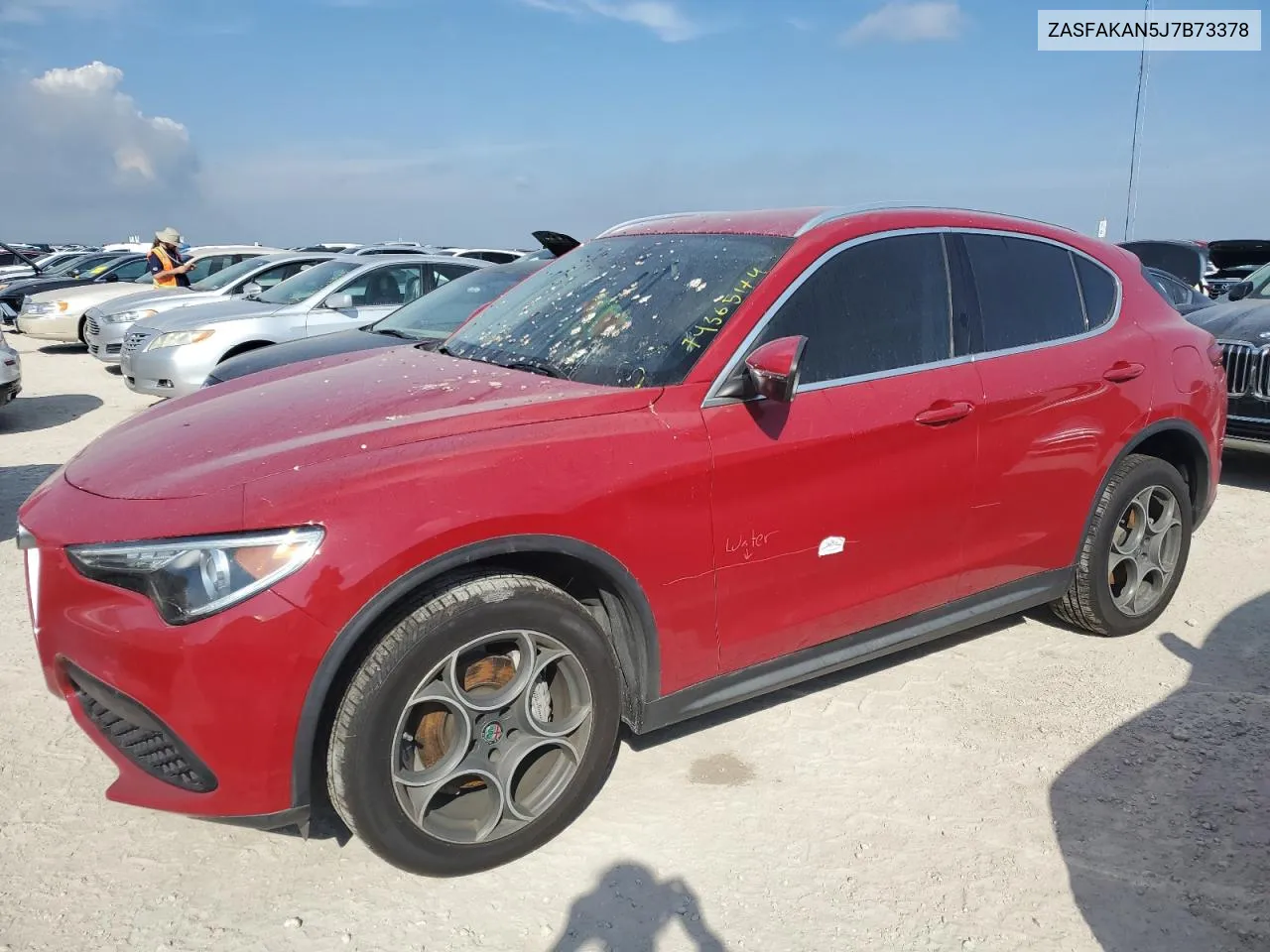 2018 Alfa Romeo Stelvio VIN: ZASFAKAN5J7B73378 Lot: 78552824