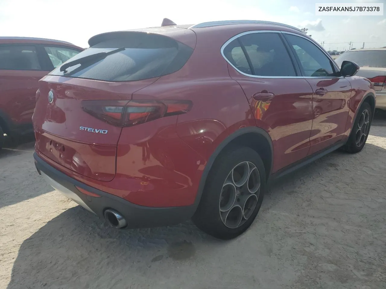 2018 Alfa Romeo Stelvio VIN: ZASFAKAN5J7B73378 Lot: 78552824