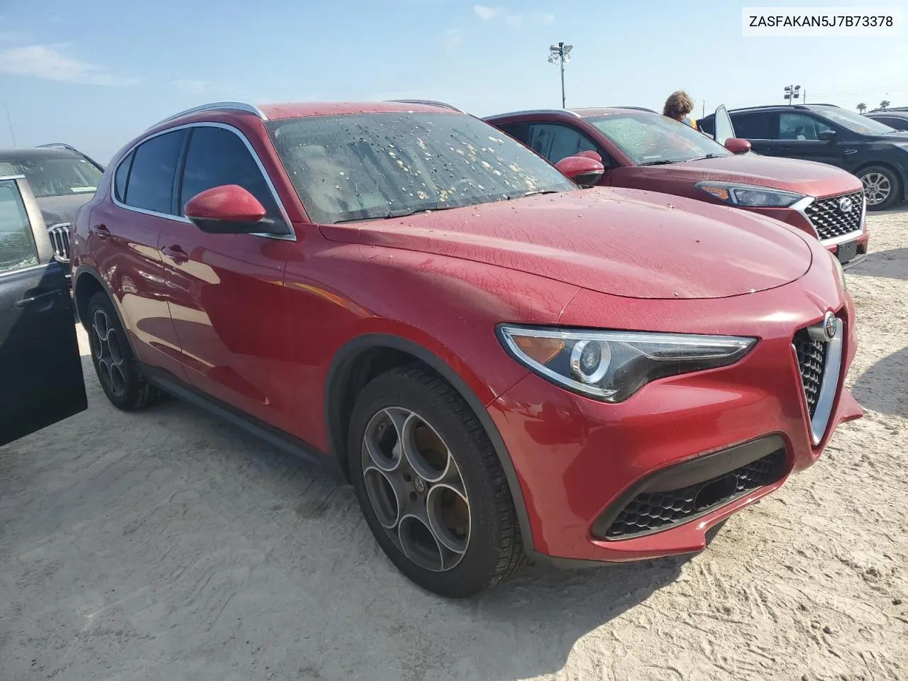 2018 Alfa Romeo Stelvio VIN: ZASFAKAN5J7B73378 Lot: 78552824