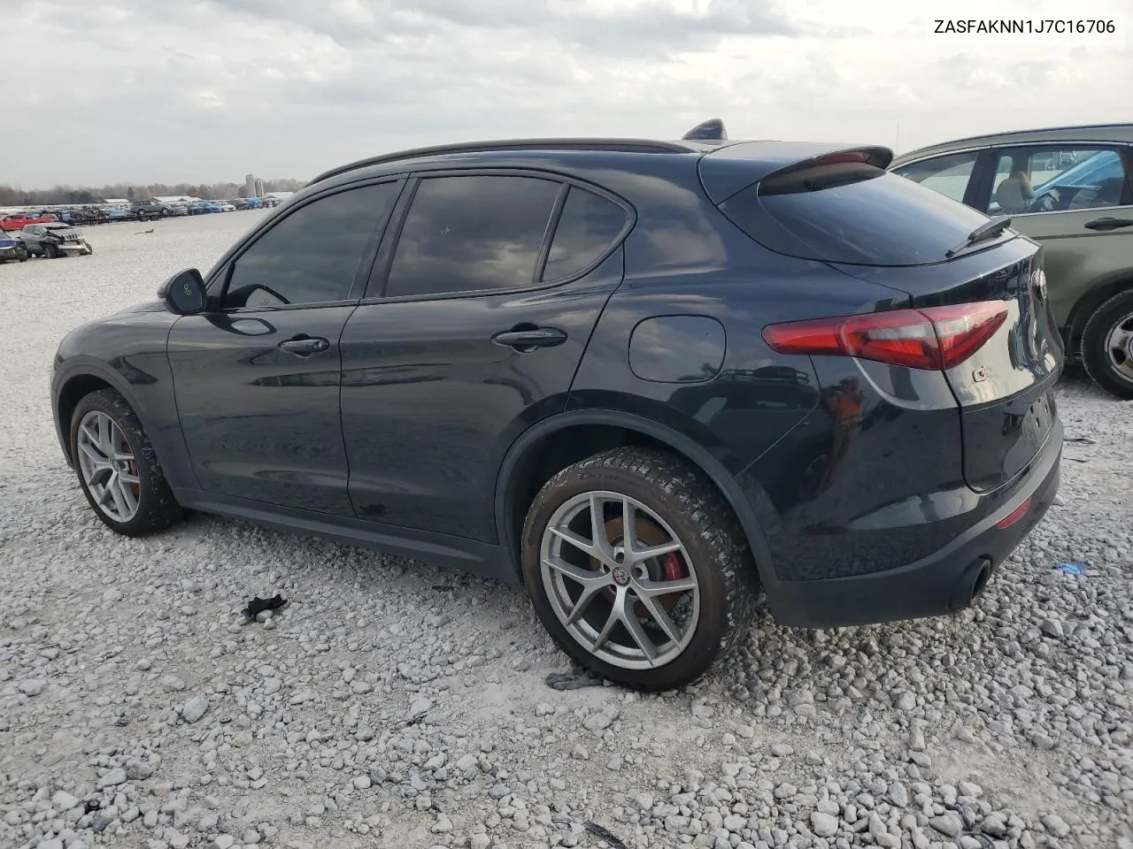 2018 Alfa Romeo Stelvio Ti Sport VIN: ZASFAKNN1J7C16706 Lot: 78639194