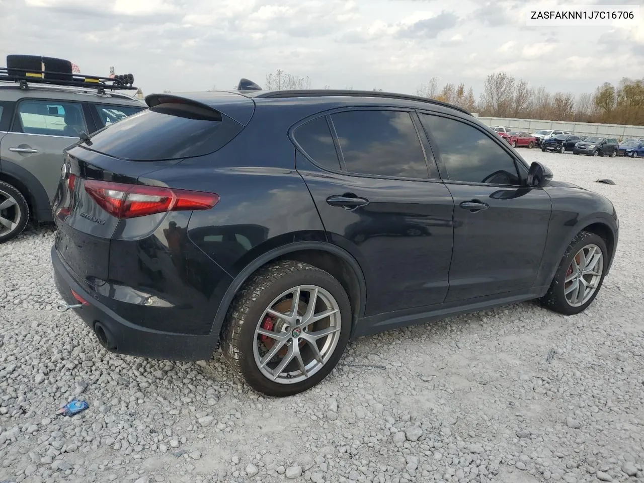 2018 Alfa Romeo Stelvio Ti Sport VIN: ZASFAKNN1J7C16706 Lot: 78639194