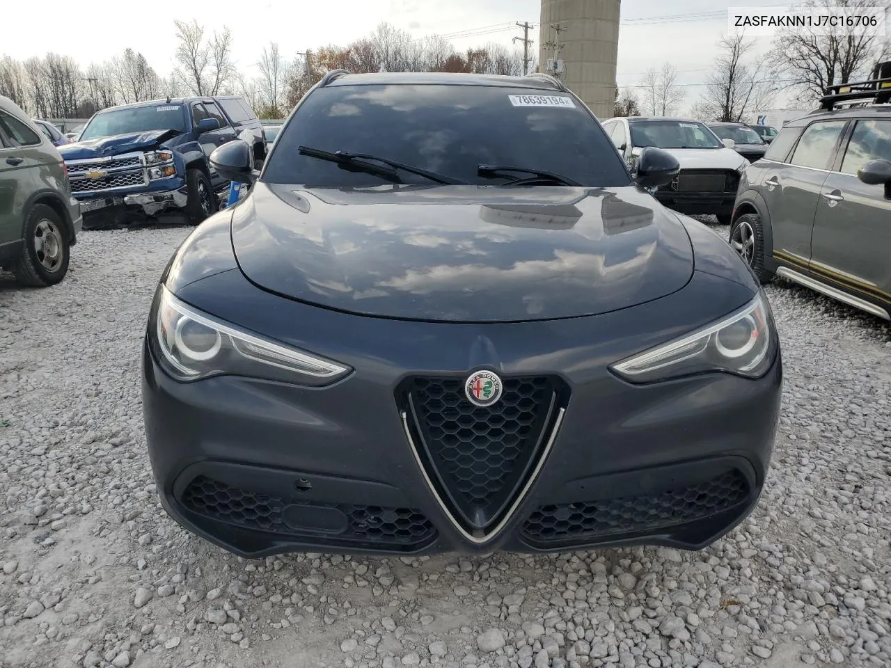 2018 Alfa Romeo Stelvio Ti Sport VIN: ZASFAKNN1J7C16706 Lot: 78639194