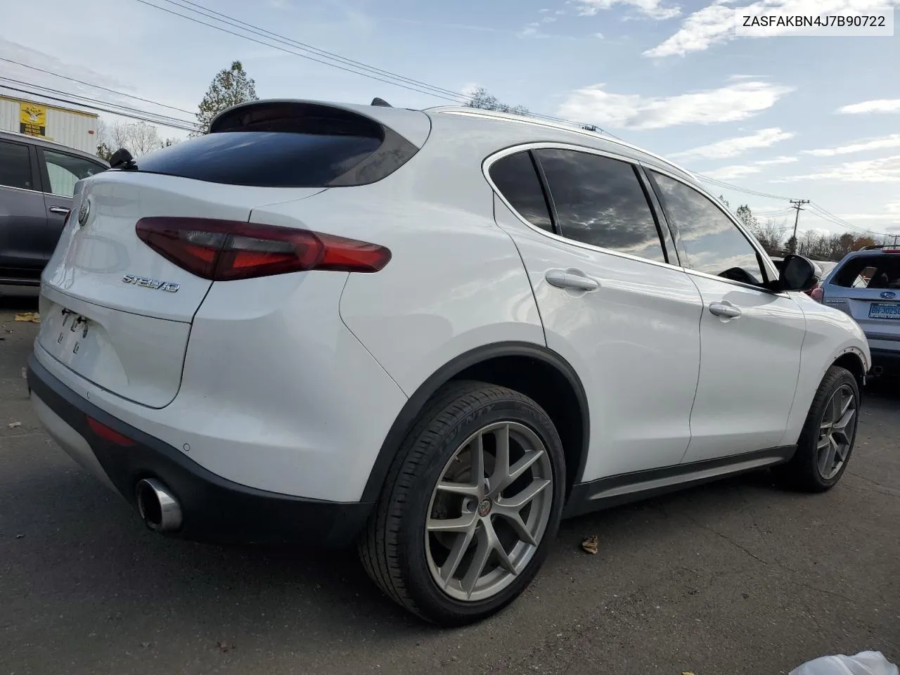 2018 Alfa Romeo Stelvio Ti VIN: ZASFAKBN4J7B90722 Lot: 78867004