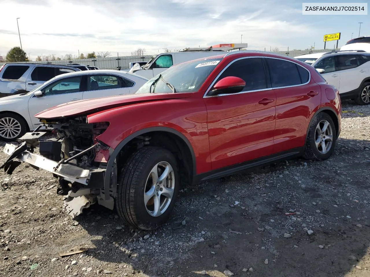 2018 Alfa Romeo Stelvio VIN: ZASFAKAN2J7C02514 Lot: 79497714