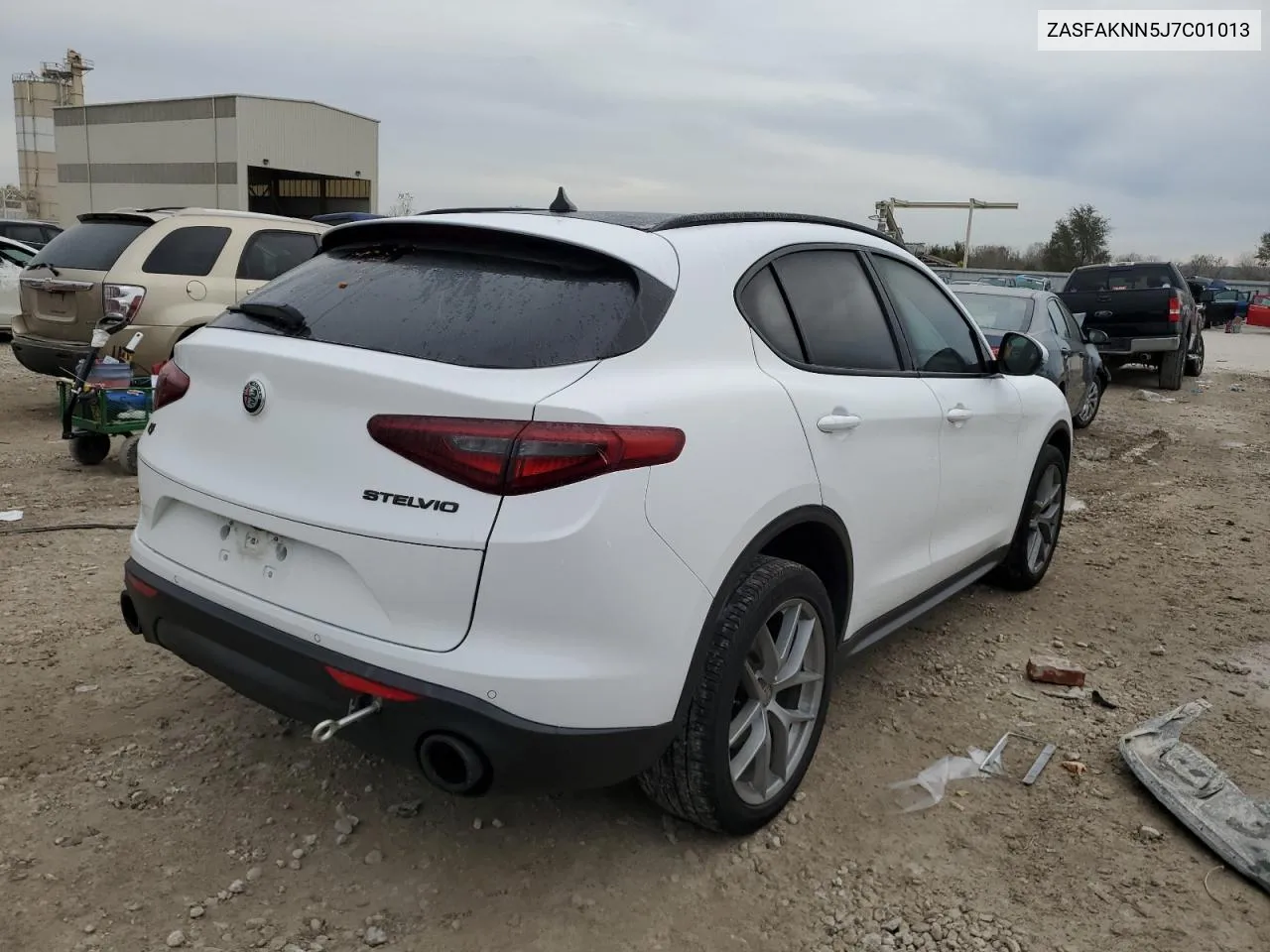 2018 Alfa Romeo Stelvio Ti Sport VIN: ZASFAKNN5J7C01013 Lot: 80048944