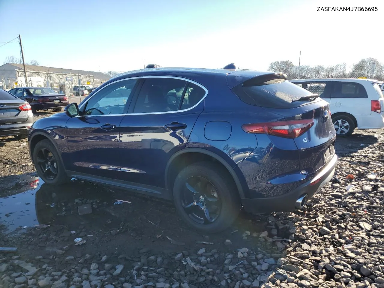 2018 Alfa Romeo Stelvio VIN: ZASFAKAN4J7B66695 Lot: 80320934