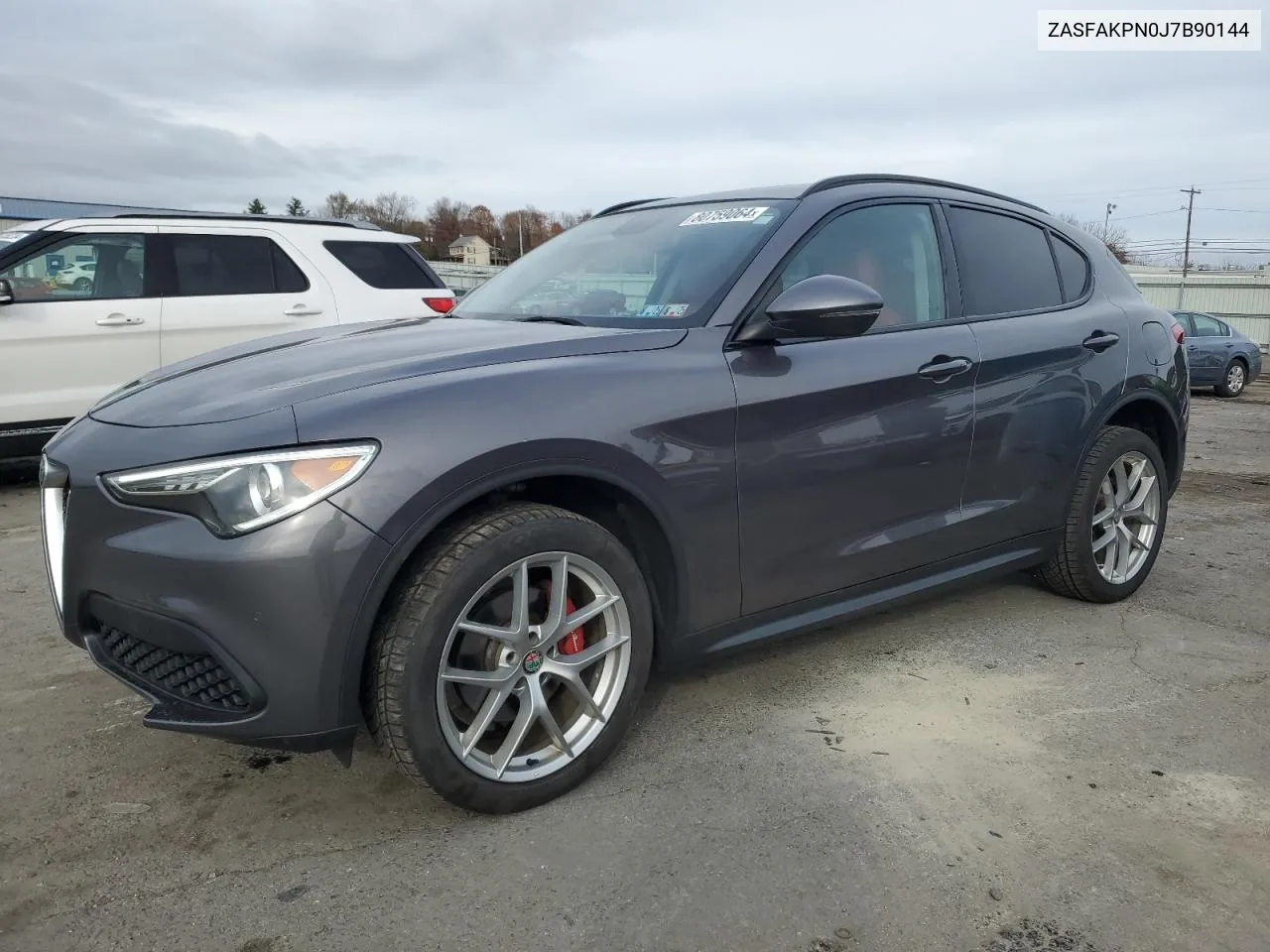 2018 Alfa Romeo Stelvio Sport VIN: ZASFAKPN0J7B90144 Lot: 80759064