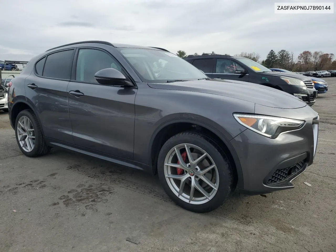 2018 Alfa Romeo Stelvio Sport VIN: ZASFAKPN0J7B90144 Lot: 80759064