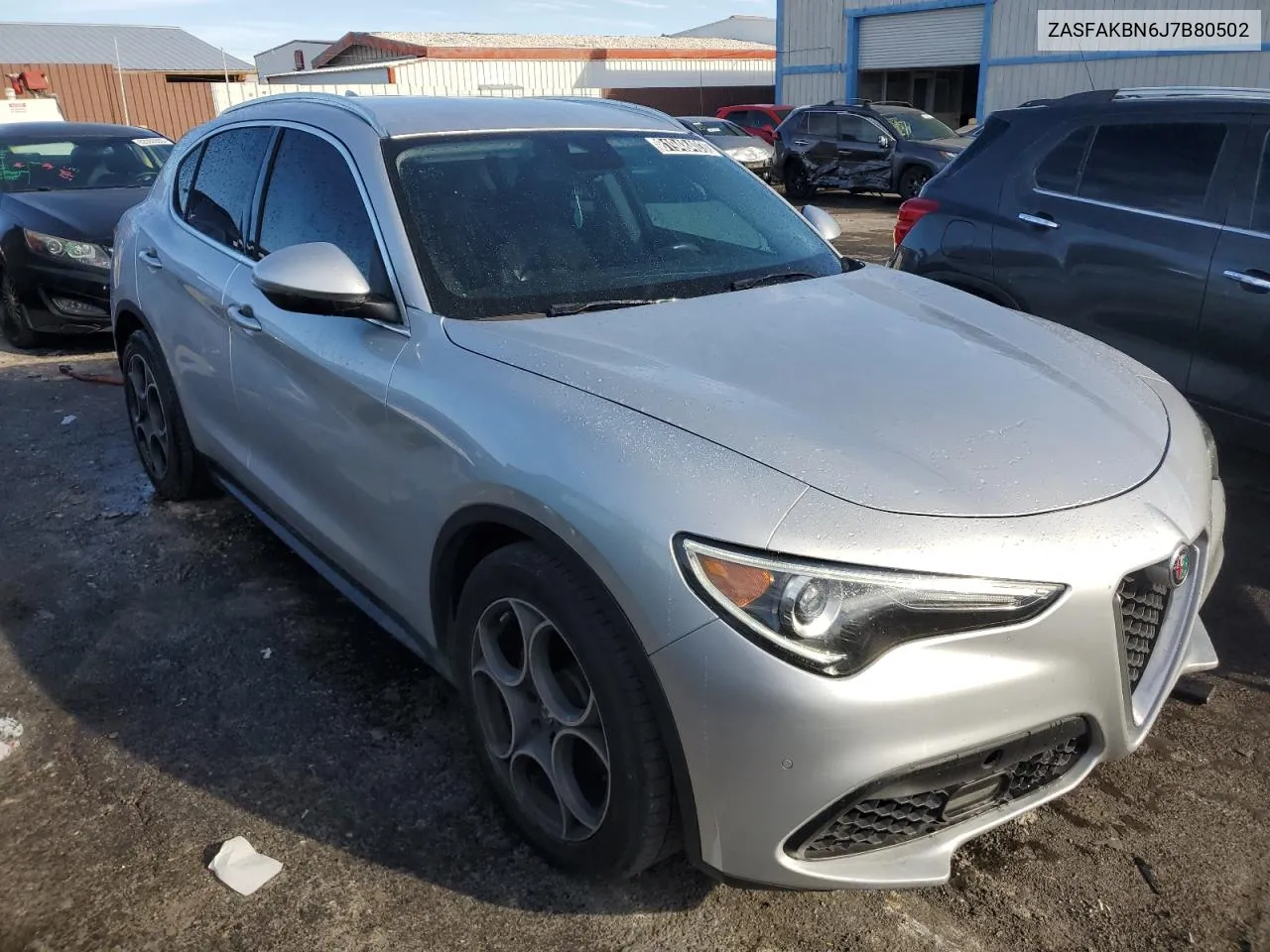 2018 Alfa Romeo Stelvio Ti VIN: ZASFAKBN6J7B80502 Lot: 81948403