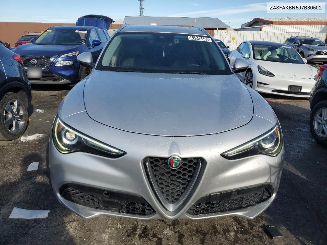 2018 Alfa Romeo Stelvio Ti VIN: ZASFAKBN6J7B80502 Lot: 81948403