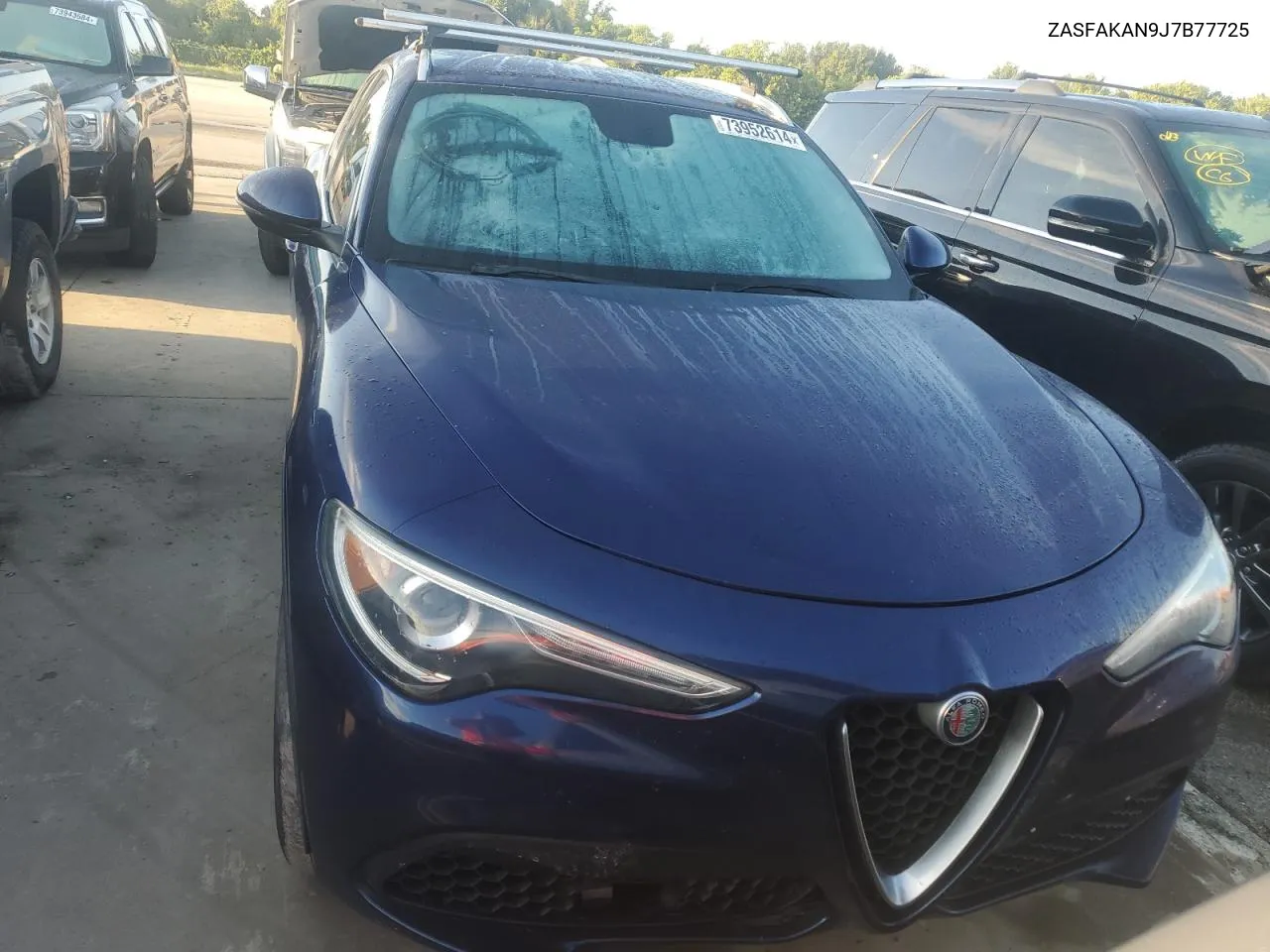 2018 Alfa Romeo Stelvio VIN: ZASFAKAN9J7B77725 Lot: 82061824