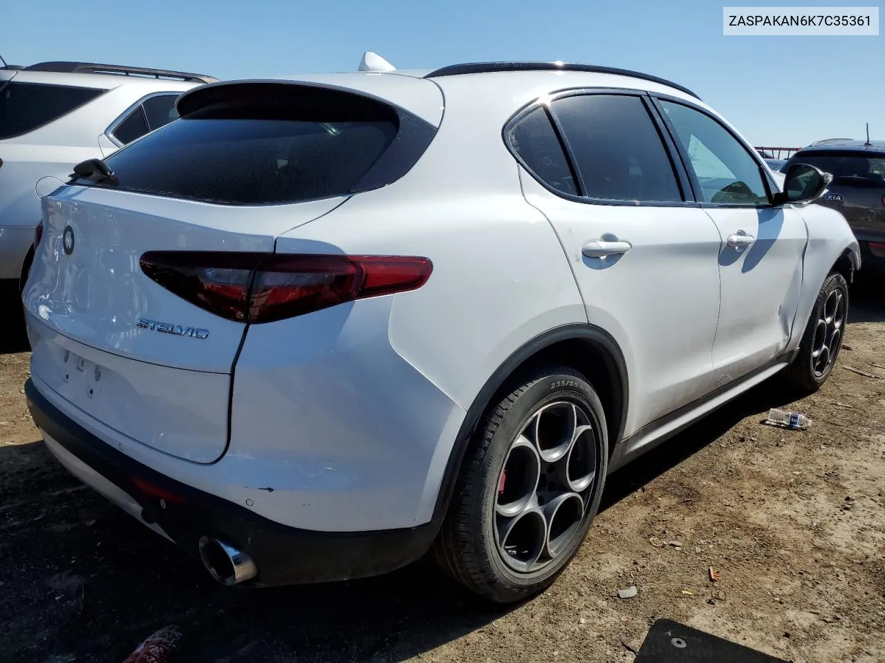 2019 Alfa Romeo Stelvio VIN: ZASPAKAN6K7C35361 Lot: 52478034