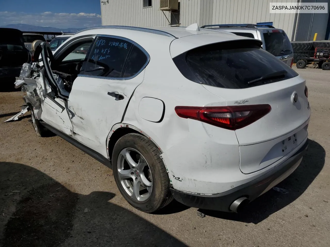 2019 Alfa Romeo Stelvio VIN: ZASPAJAN0K7C70696 Lot: 54189244