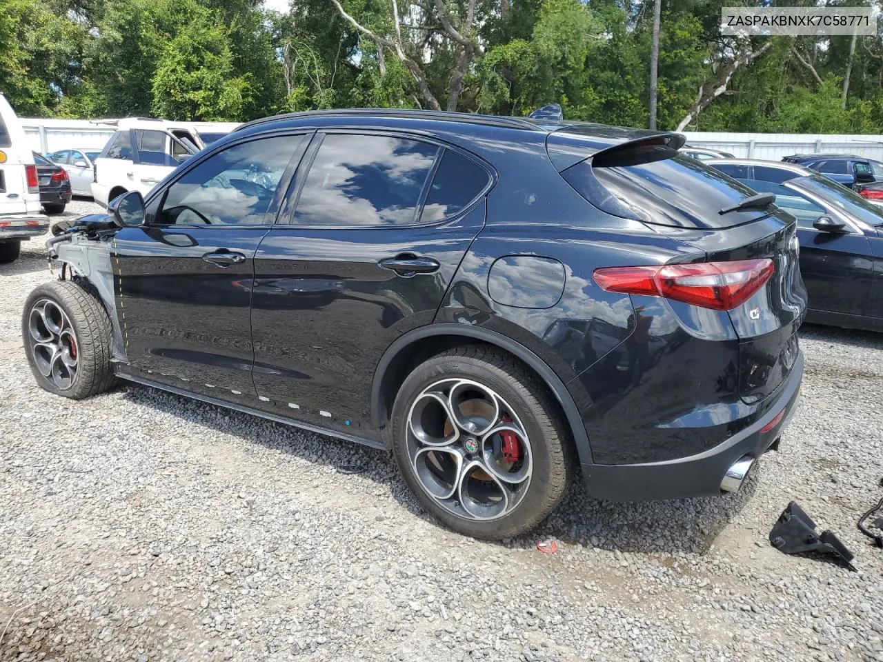 2019 Alfa Romeo Stelvio Ti VIN: ZASPAKBNXK7C58771 Lot: 68993654