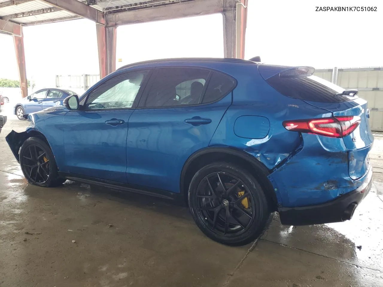 2019 Alfa Romeo Stelvio Ti VIN: ZASPAKBN1K7C51062 Lot: 71712544