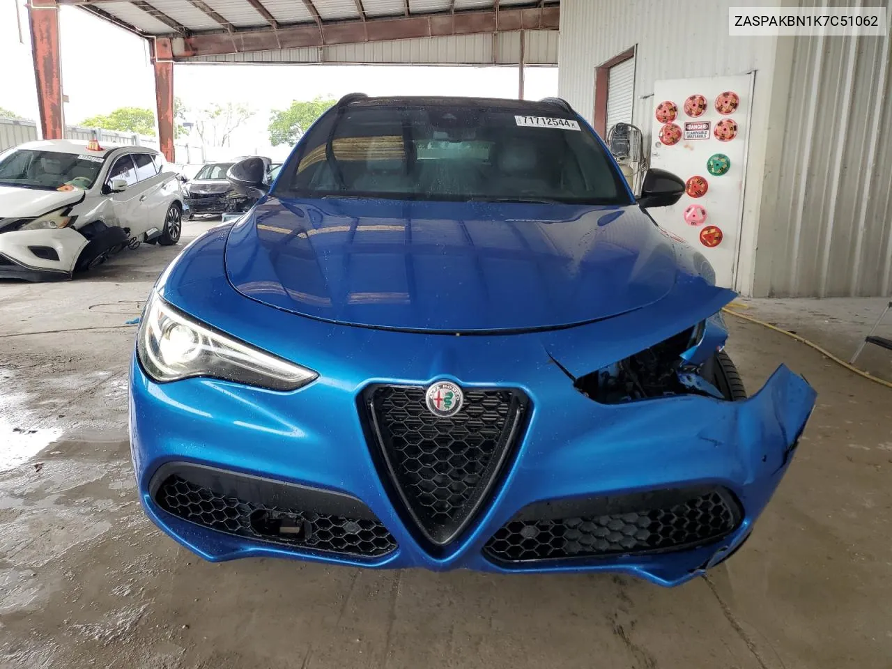 2019 Alfa Romeo Stelvio Ti VIN: ZASPAKBN1K7C51062 Lot: 71712544