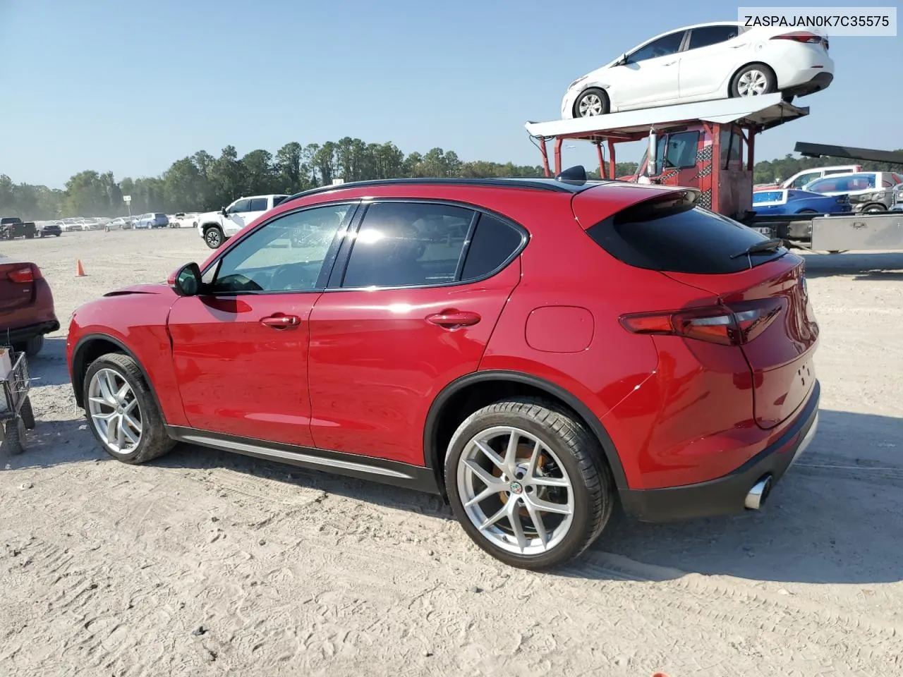 2019 Alfa Romeo Stelvio VIN: ZASPAJAN0K7C35575 Lot: 75903754