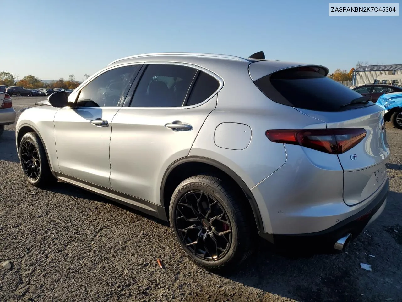 2019 Alfa Romeo Stelvio Ti VIN: ZASPAKBN2K7C45304 Lot: 76204994