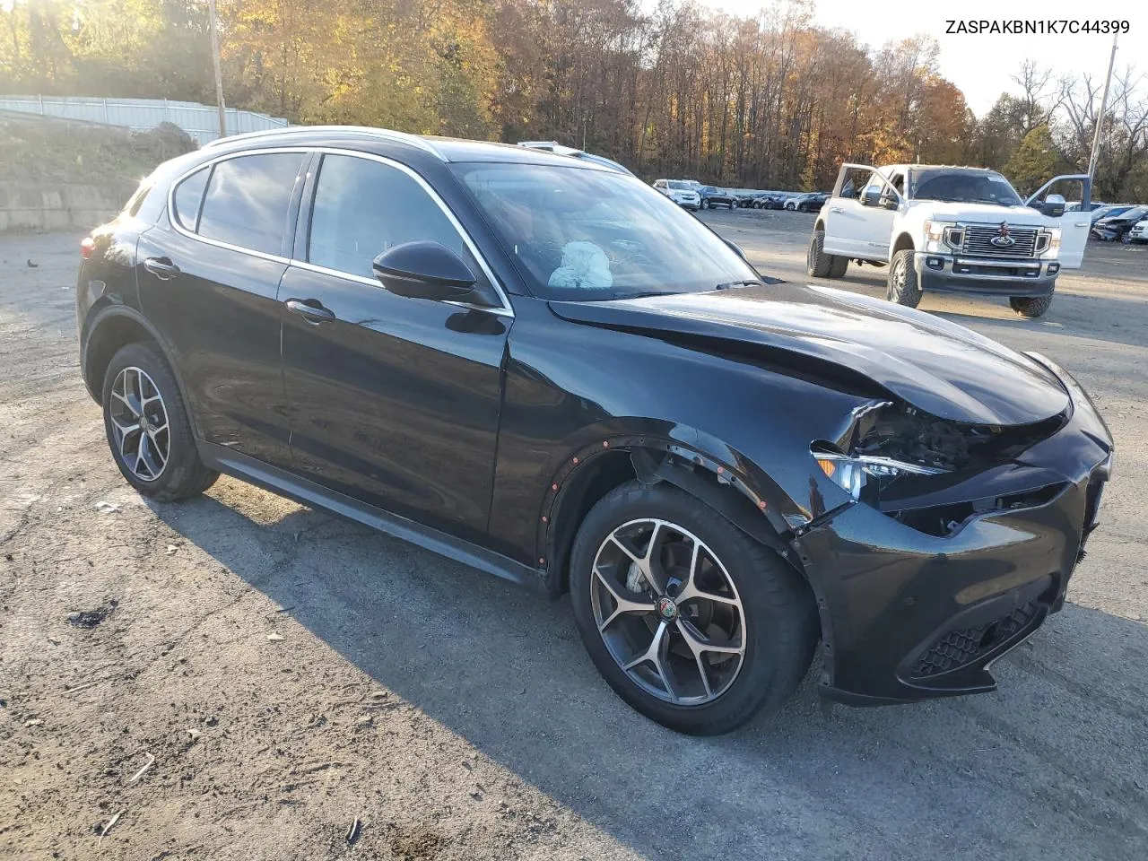 2019 Alfa Romeo Stelvio Ti VIN: ZASPAKBN1K7C44399 Lot: 77816564