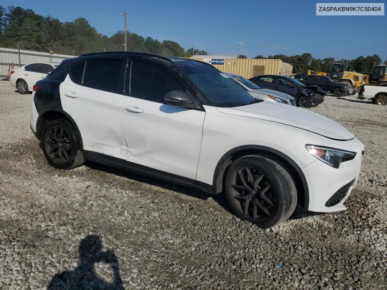 2019 Alfa Romeo Stelvio Ti VIN: ZASPAKBN9K7C50404 Lot: 77967074