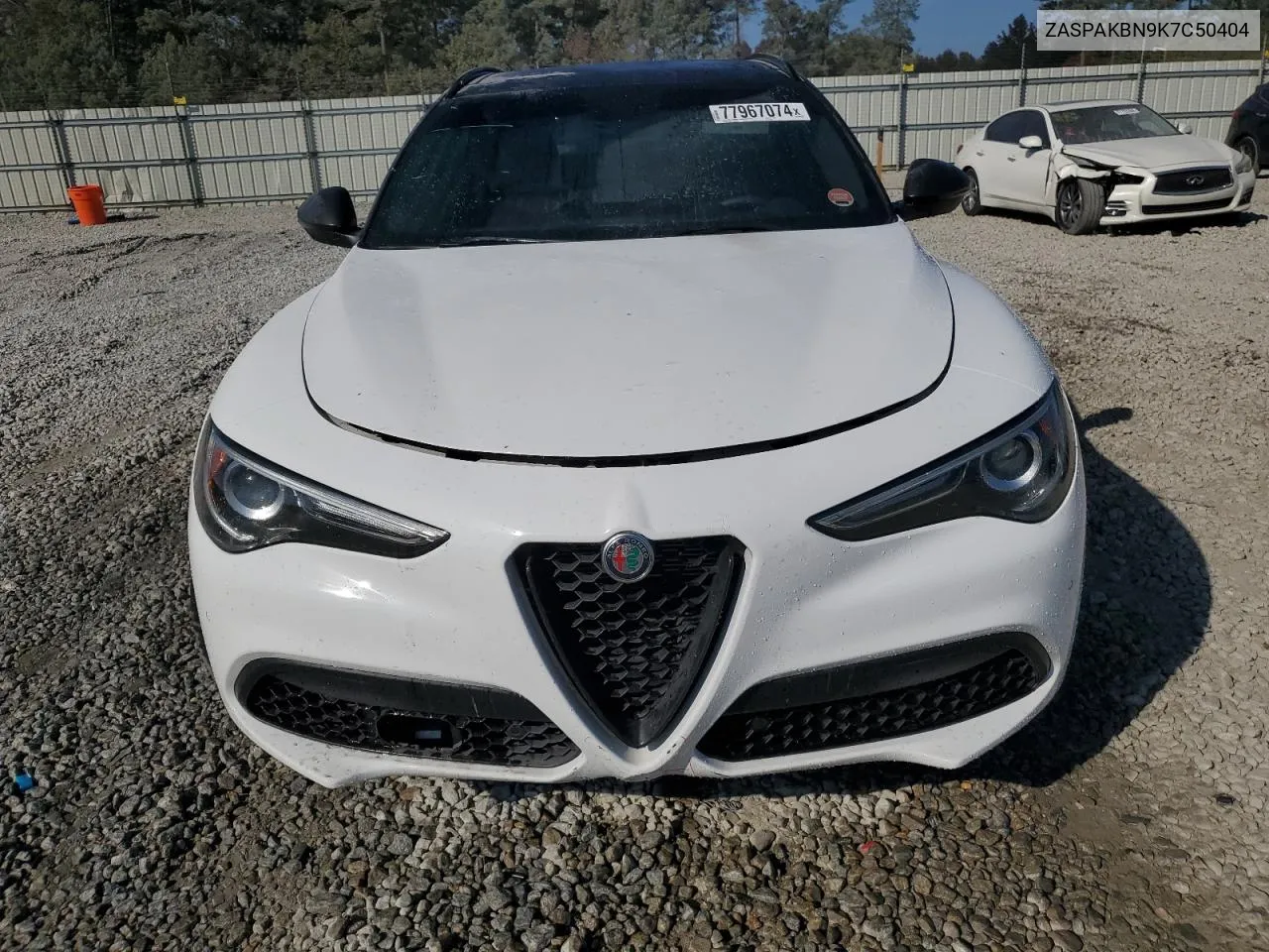 2019 Alfa Romeo Stelvio Ti VIN: ZASPAKBN9K7C50404 Lot: 77967074