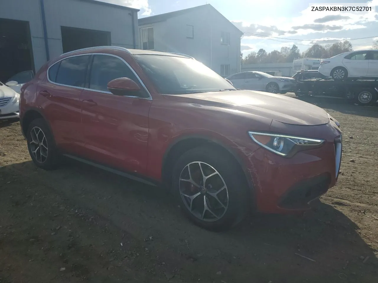 2019 Alfa Romeo Stelvio Ti VIN: ZASPAKBN3K7C52701 Lot: 78504684