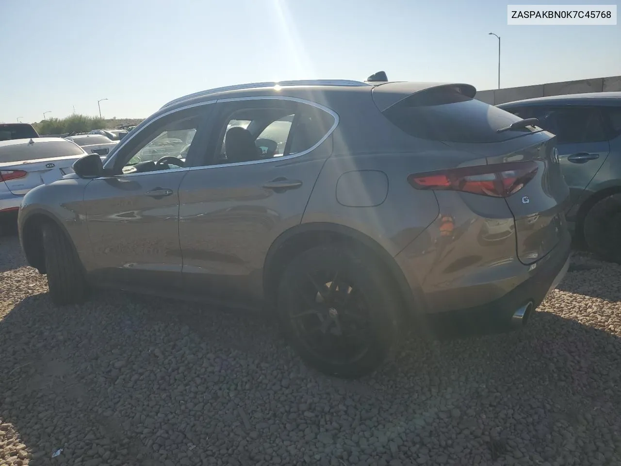 2019 Alfa Romeo Stelvio Ti VIN: ZASPAKBN0K7C45768 Lot: 80362664