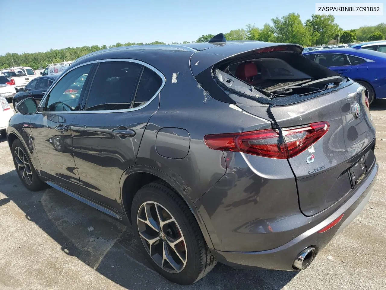 2020 Alfa Romeo Stelvio Ti VIN: ZASPAKBN8L7C91852 Lot: 52318184