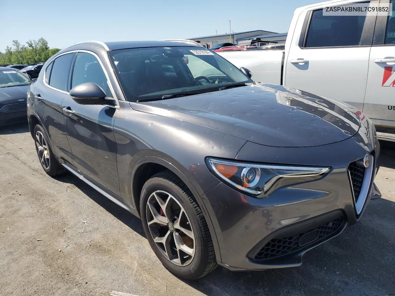 2020 Alfa Romeo Stelvio Ti VIN: ZASPAKBN8L7C91852 Lot: 52318184