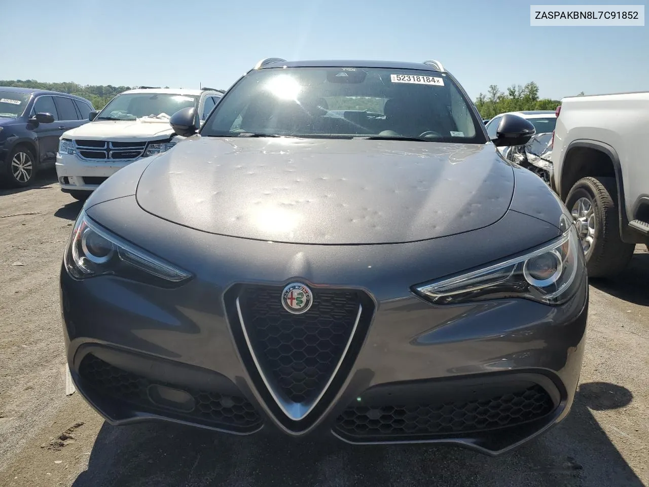 2020 Alfa Romeo Stelvio Ti VIN: ZASPAKBN8L7C91852 Lot: 52318184