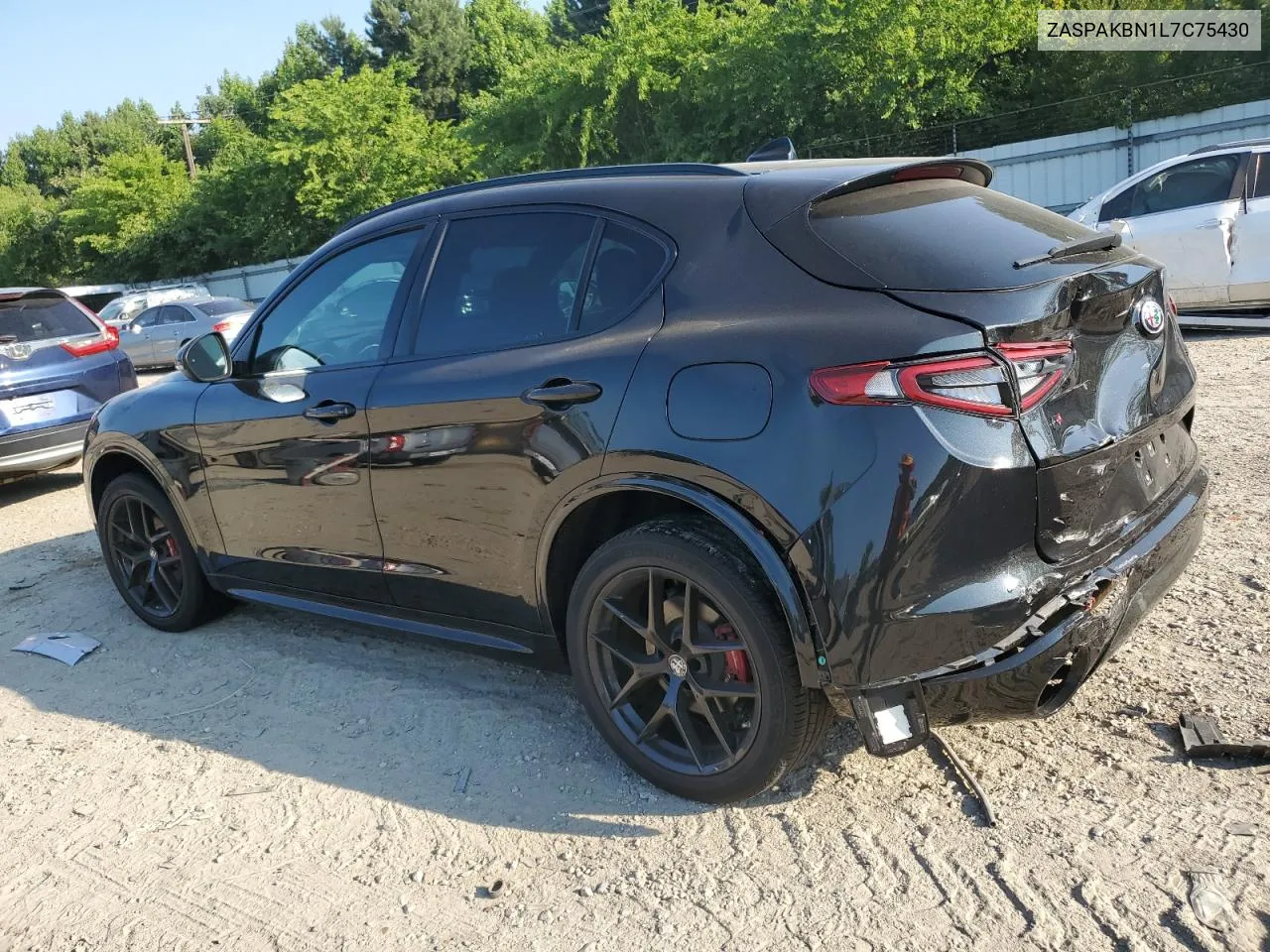 2020 Alfa Romeo Stelvio Ti VIN: ZASPAKBN1L7C75430 Lot: 59053444