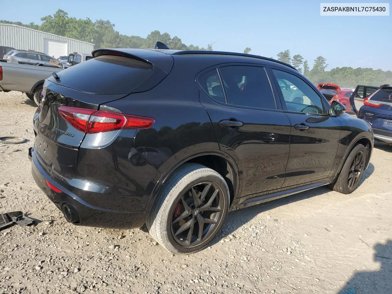 2020 Alfa Romeo Stelvio Ti VIN: ZASPAKBN1L7C75430 Lot: 59053444