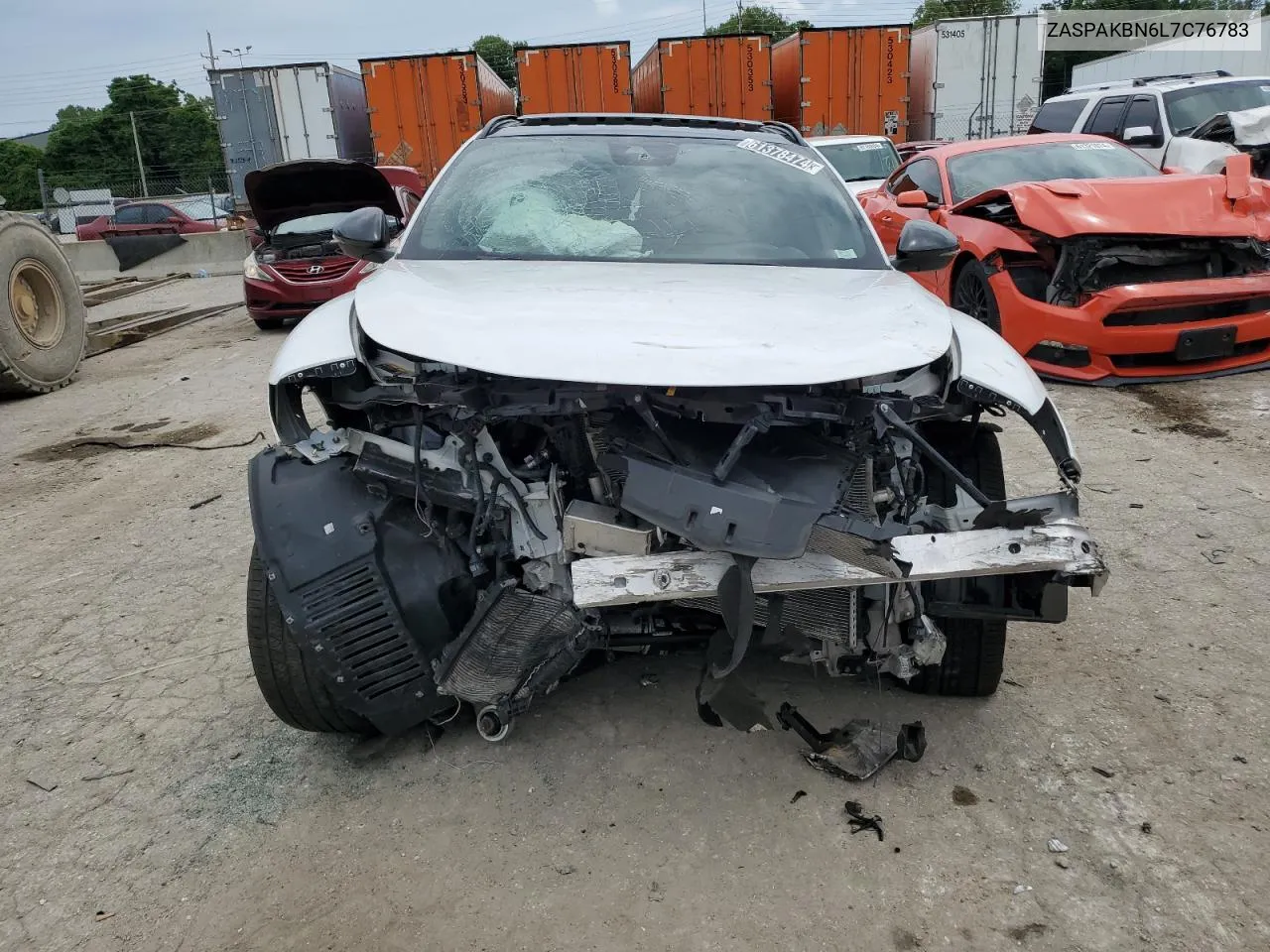 2020 Alfa Romeo Stelvio Ti VIN: ZASPAKBN6L7C76783 Lot: 61378474