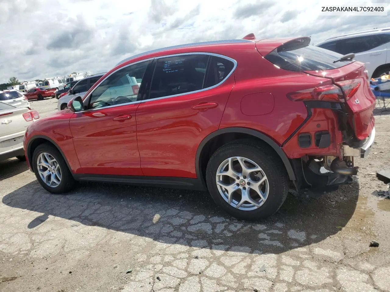 2020 Alfa Romeo Stelvio VIN: ZASPAKAN4L7C92403 Lot: 61687554