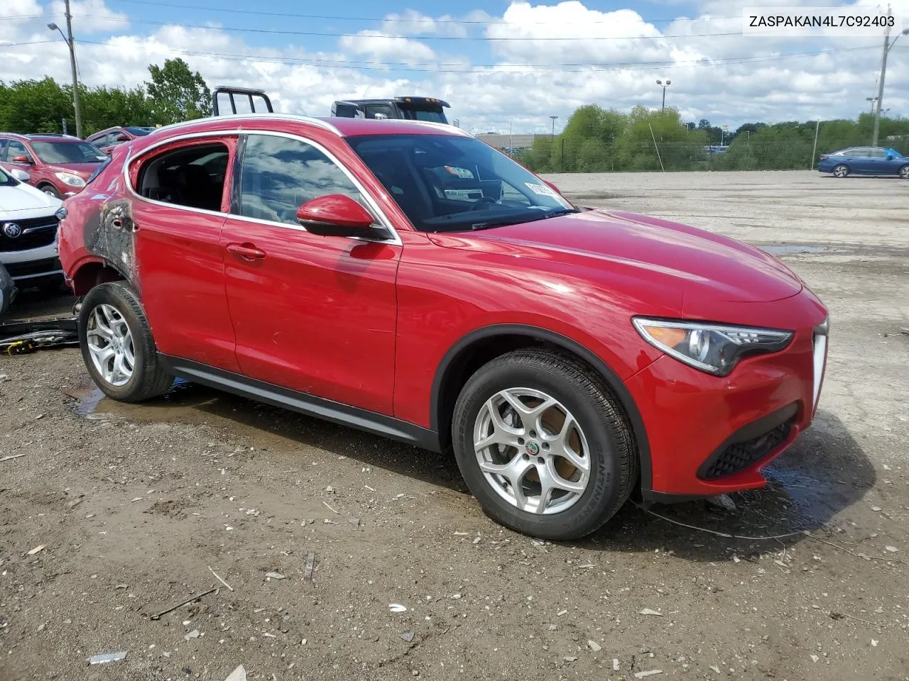 2020 Alfa Romeo Stelvio VIN: ZASPAKAN4L7C92403 Lot: 61687554