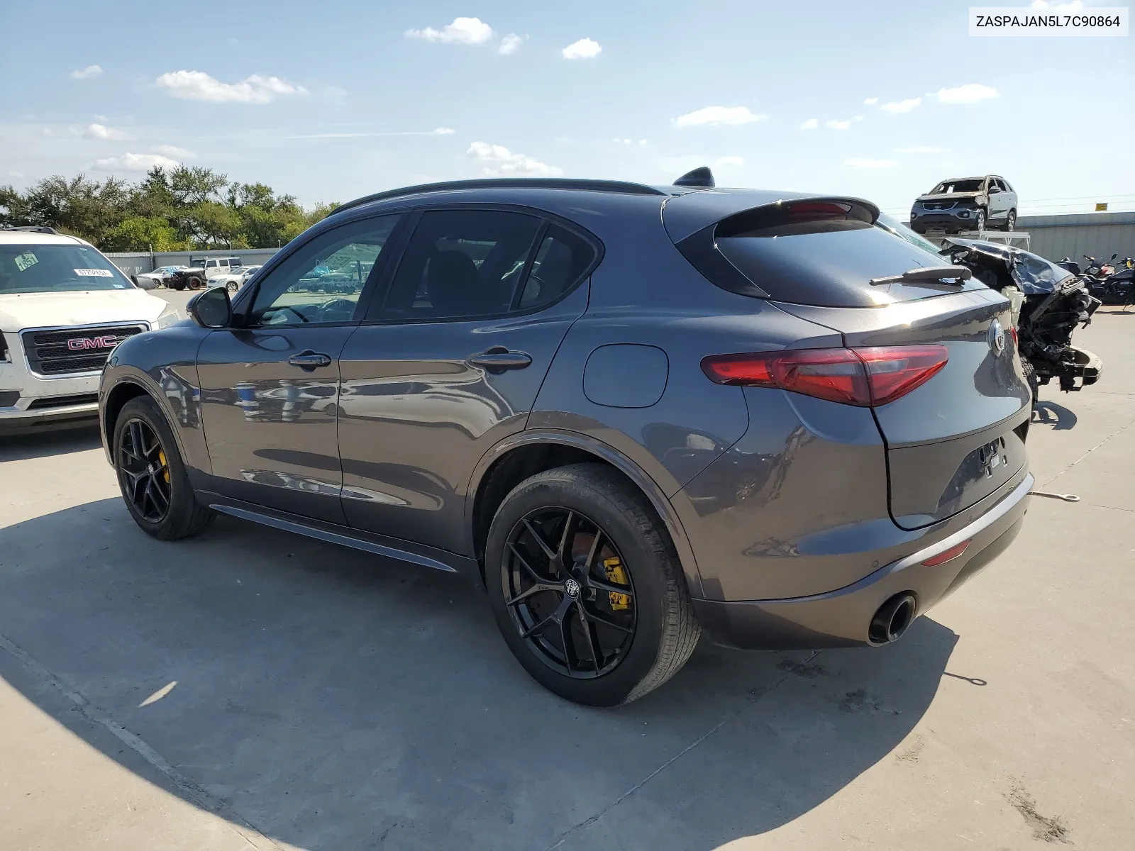 2020 Alfa Romeo Stelvio VIN: ZASPAJAN5L7C90864 Lot: 40574126