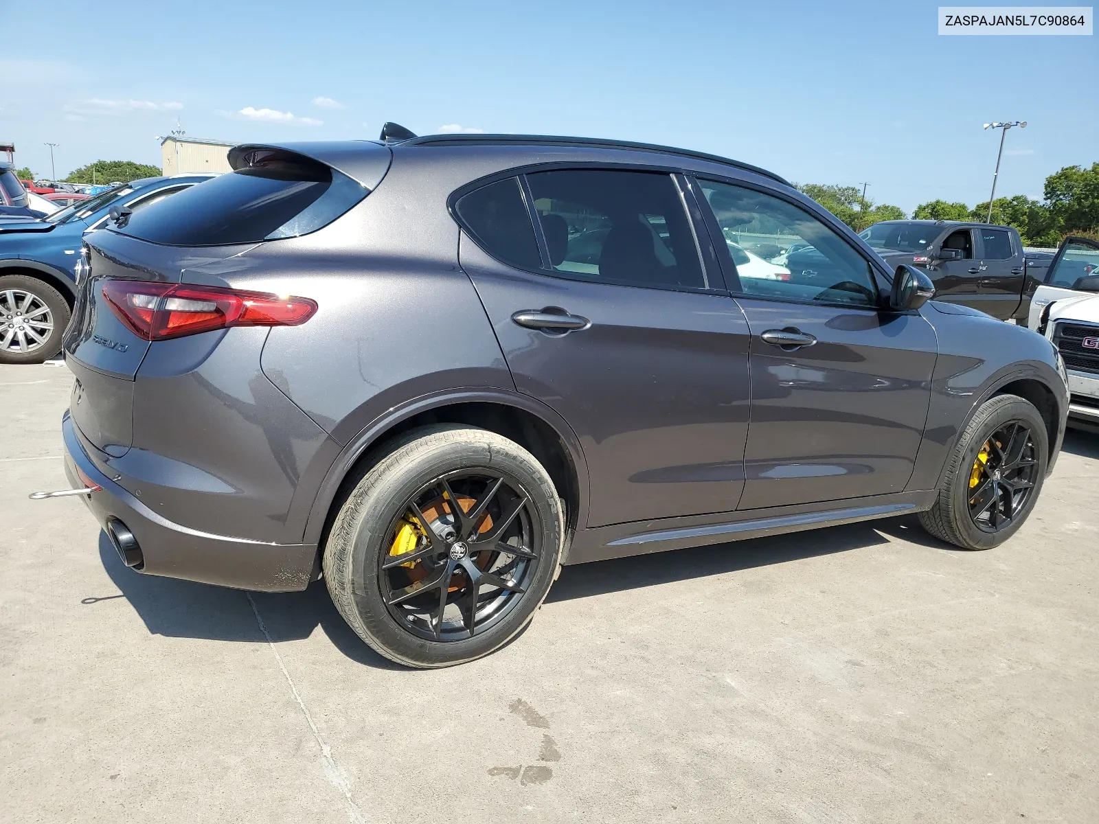 2020 Alfa Romeo Stelvio VIN: ZASPAJAN5L7C90864 Lot: 40574126