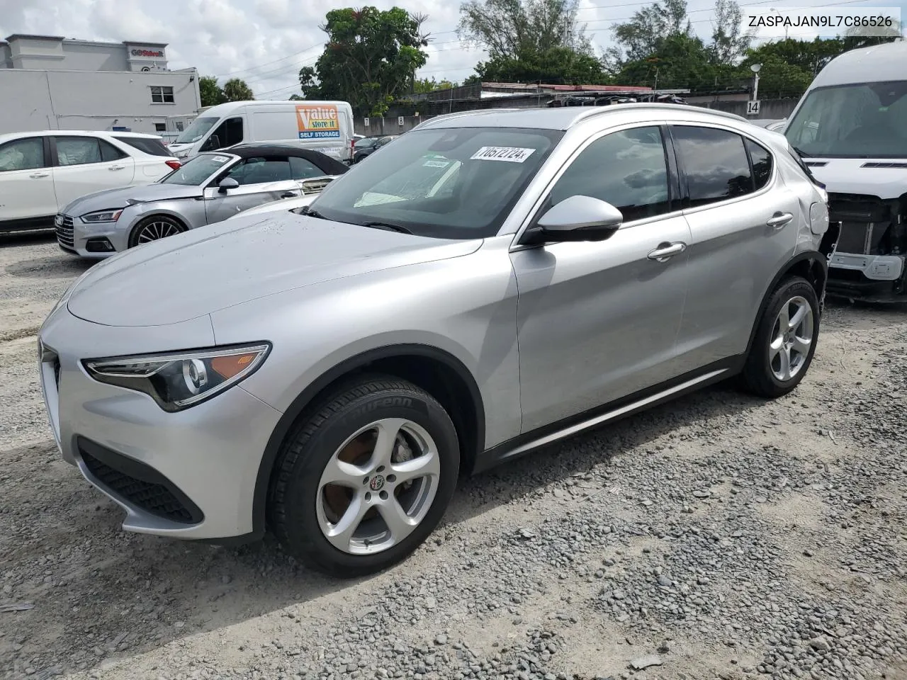 2020 Alfa Romeo Stelvio VIN: ZASPAJAN9L7C86526 Lot: 70572724