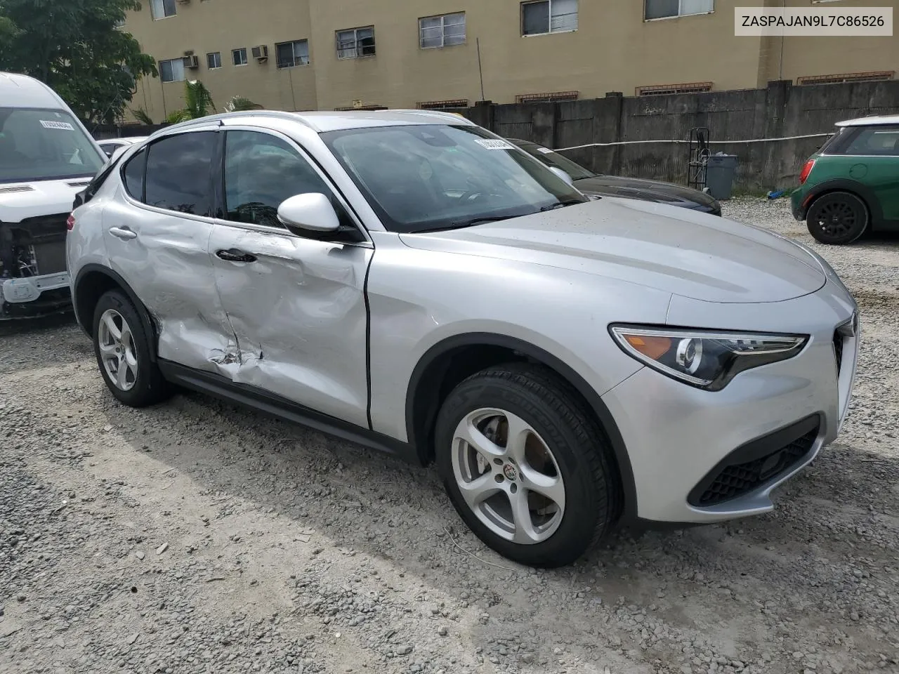 2020 Alfa Romeo Stelvio VIN: ZASPAJAN9L7C86526 Lot: 70572724