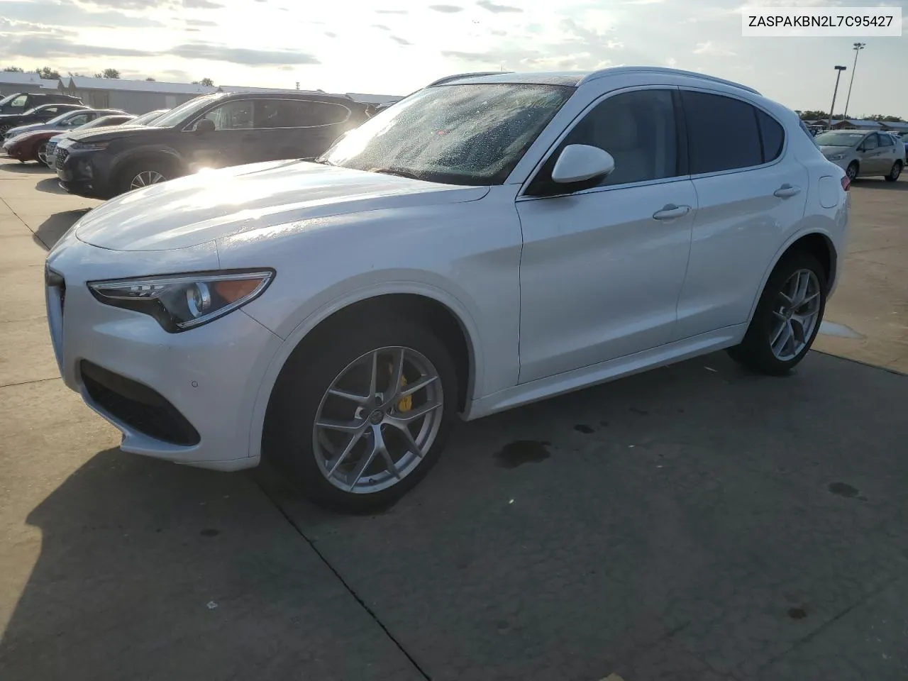 2020 Alfa Romeo Stelvio Ti VIN: ZASPAKBN2L7C95427 Lot: 73869064